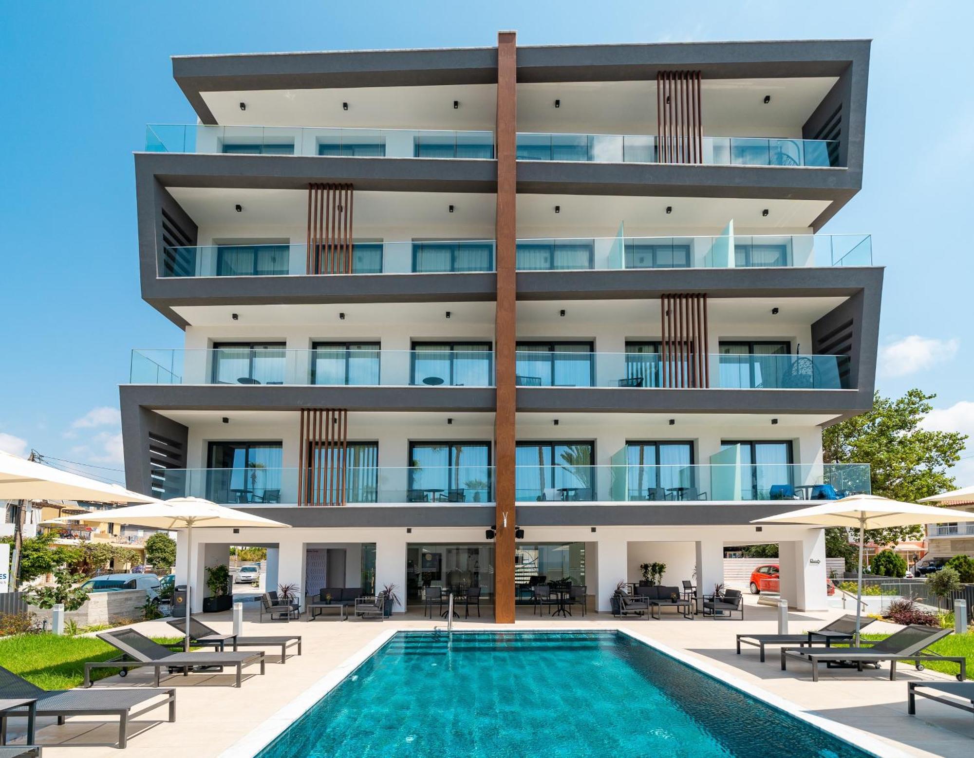 Waterside Sea View Apartments Paphos Ngoại thất bức ảnh