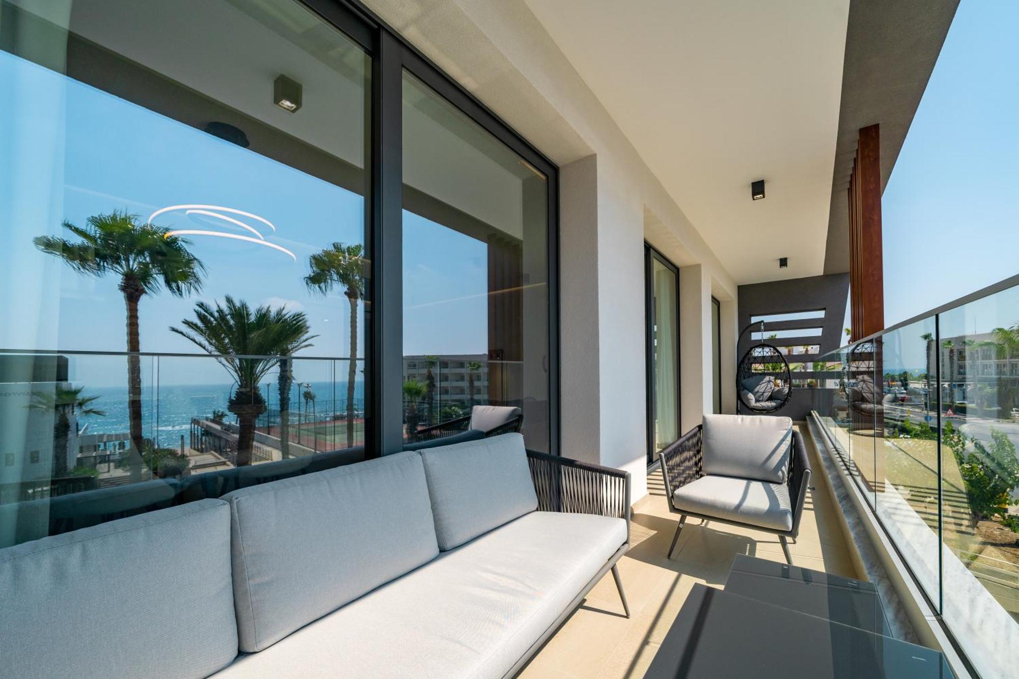 Waterside Sea View Apartments Paphos Phòng bức ảnh